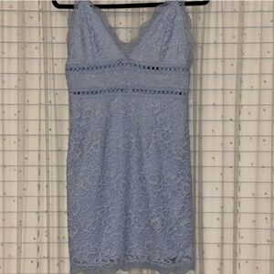 Lace Dress in Light Blue